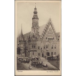Breslau. Das Rathaus, Ostseite