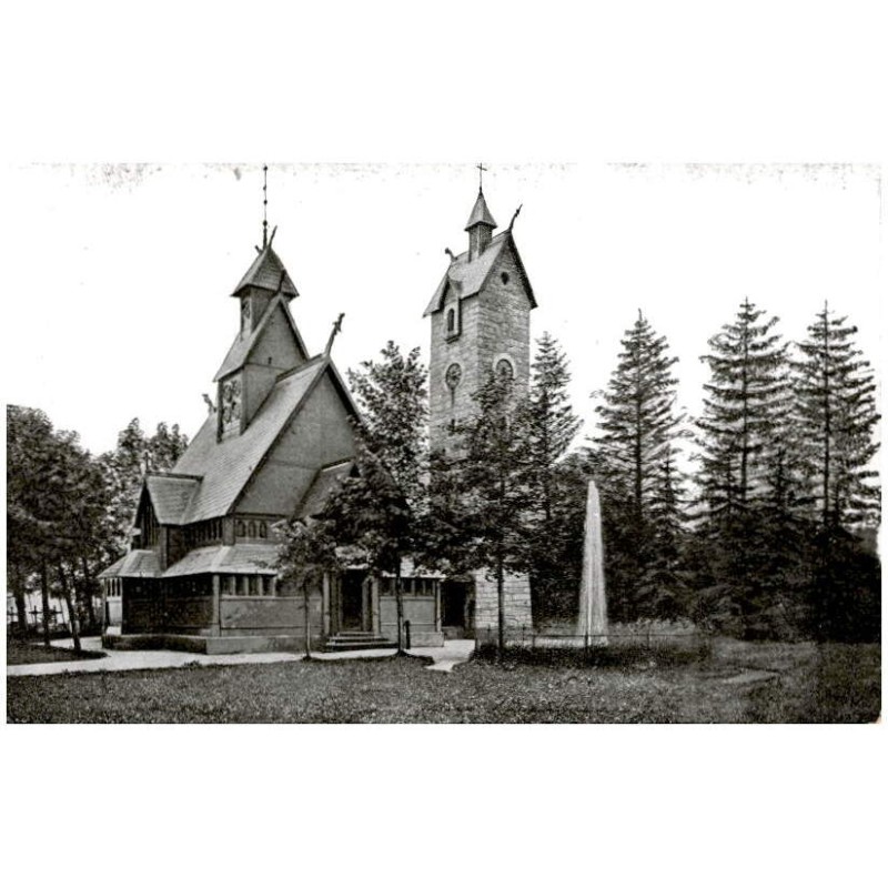 Riesengebirge. Kirche Wang 874 M. ü. d. M.