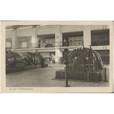 In der Kraftzentrale. / Elektrownia kopalniana