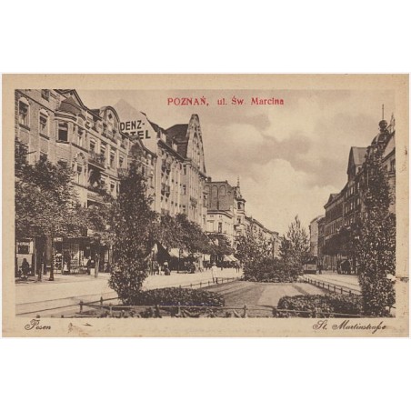 Posen. St. Martinstraße Poznań, ul. Św. Marcina