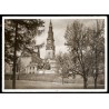 Częstochowa. Aleja P. Marii i widok na kościół jasnogórski. Fot. Jan Bułhak