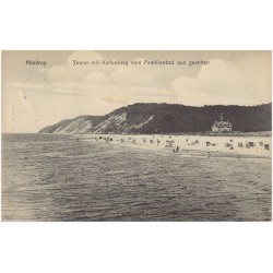 Misdroy. Strand mit Kaffeeberg vom Familienbad aus gesehen