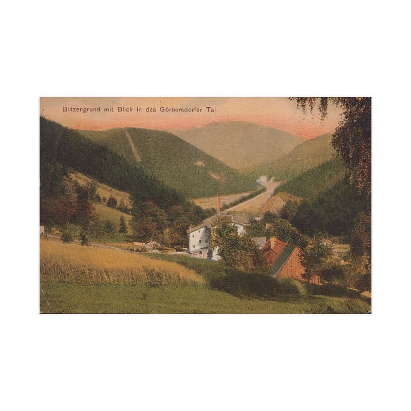Blitzengrund mit Blick in das Görbersdorfer Tal