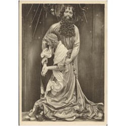 Veit Stoss. Der Tod Mariens. Mittelgruppe aus dem Schrein des Marienaltars, der 1477 für die Marienkirche in Krakau geschaffen w