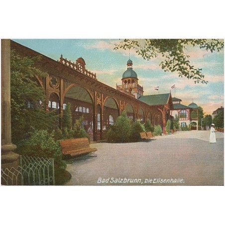 Bad Salzbrunn. Die Elisenhalle