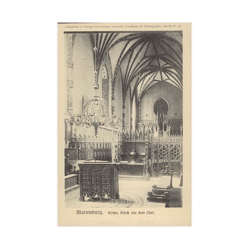 Marienburg. Kirche, Blick aus dem Chor