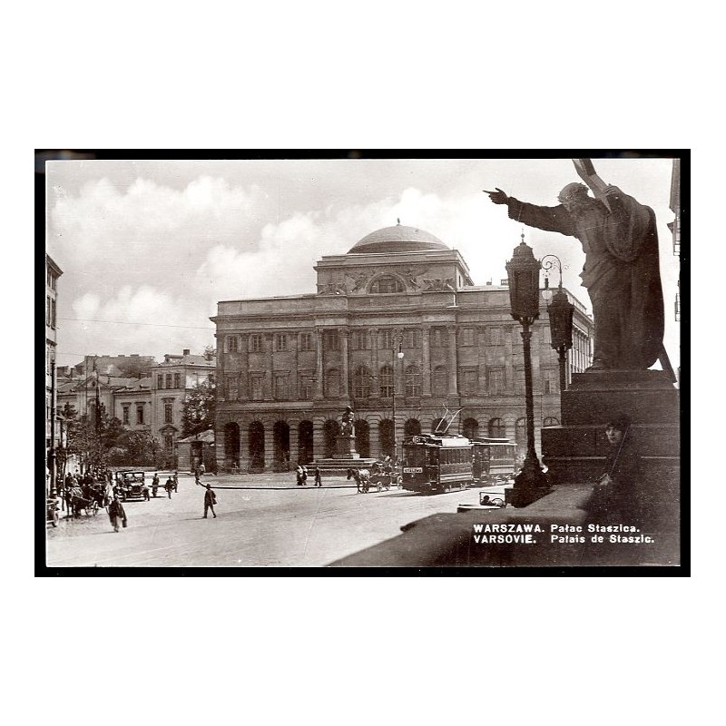 Warszawa. Pałac Staszica. Varsovie. Palais de Staszic.