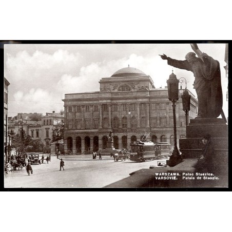 Warszawa. Pałac Staszica. Varsovie. Palais de Staszic.