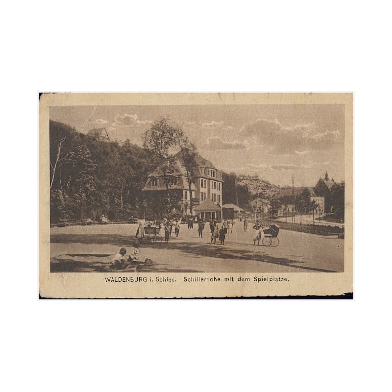 Waldenburg i. Schles. Schillerhöhe mit Spielplatze