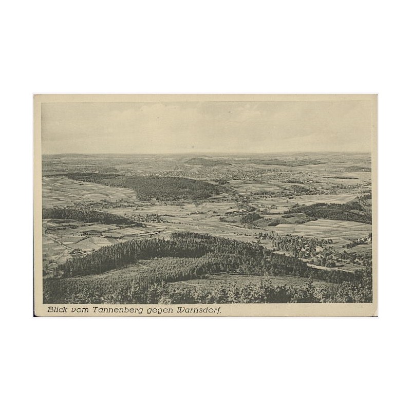 Blick vom Tannenberg gegen Warnsdorf