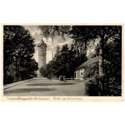 Truppenübungsplatz Neuhammer. Partie am Wasserturm