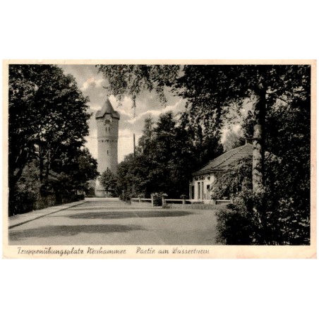 Truppenübungsplatz Neuhammer. Partie am Wasserturm
