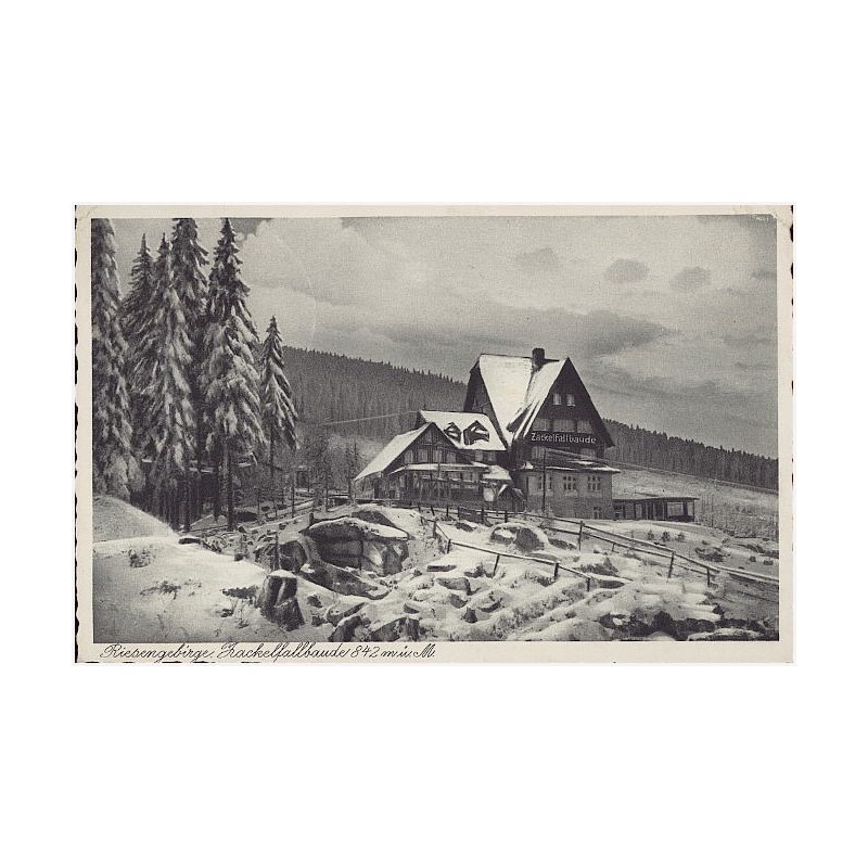 Riesengebirge. Zackelfallbaude 842 m ü. M