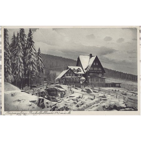 Riesengebirge. Zackelfallbaude 842 m ü. M