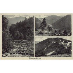 Riesengebirge. An der Lomnitz. Koppenblick. Im. Riesengrund. Brunnberg