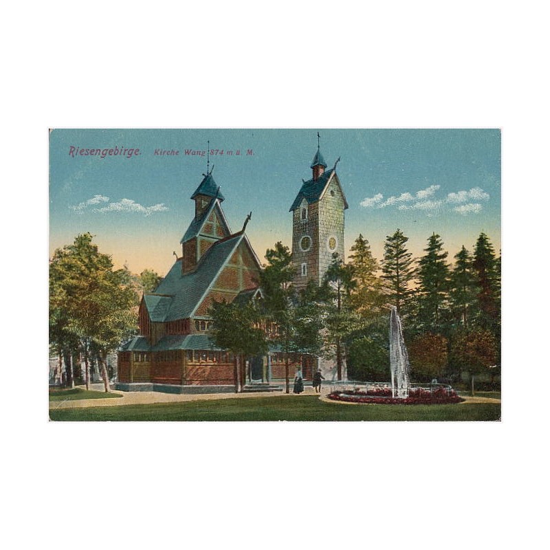 Riesengebirge. Kirche Wang 874 m ü. M