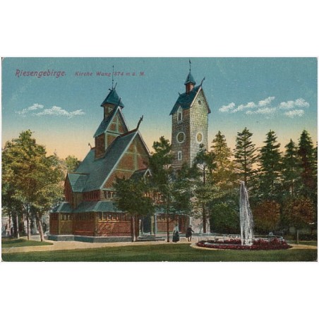 Riesengebirge. Kirche Wang 874 m ü. M