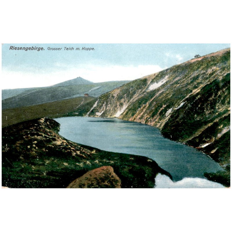 Riesengebirge. Grosser Teich m. Koppe.