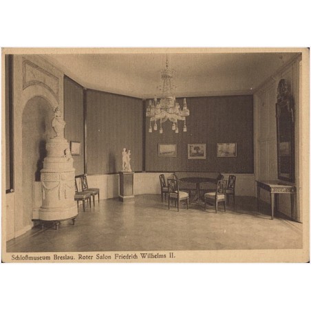 Schloßmuseum Breslau. Roter Salon Friedrich Wilhelms II