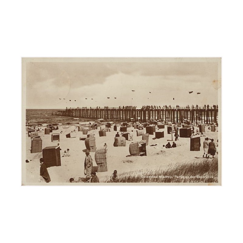 Ostseebad Misdroy. Partie an der Seebrücke