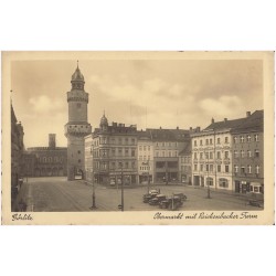 Görlitz. Obermarkt mit Reichenbacher Turm