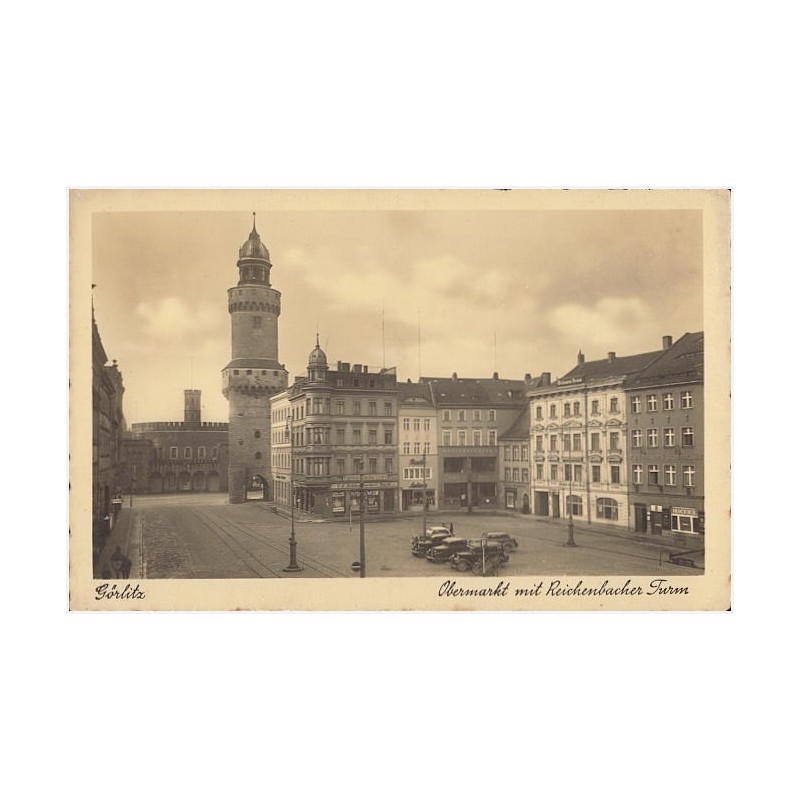Görlitz. Obermarkt mit Reichenbacher Turm