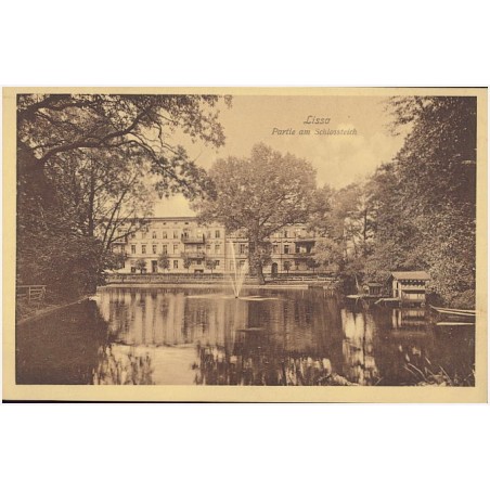 Lissa i. P. Partie im Schlossteich