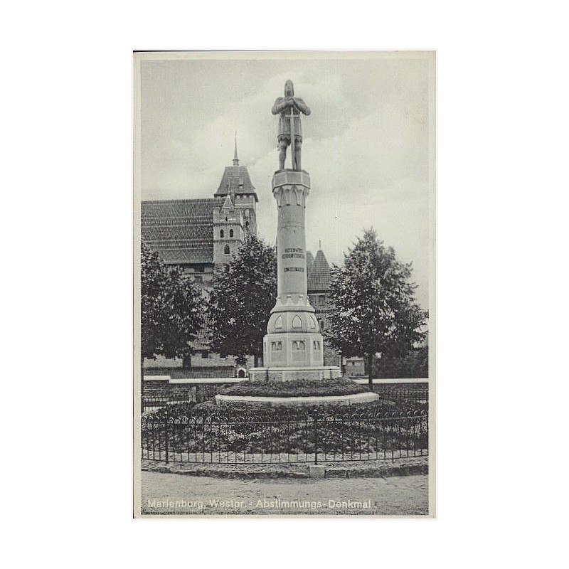 Marienburg, Westpr. - Abstimmungs-Denkmal
