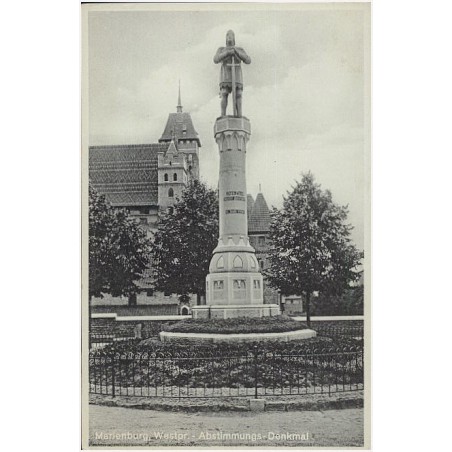 Marienburg, Westpr. - Abstimmungs-Denkmal