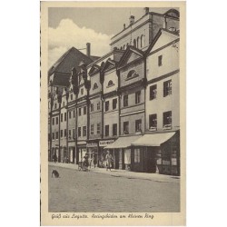 Gruß aus Liegnitz. Heringsbuden am Kleinen Ring