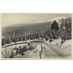 Riesengebirge - Zackelfallbaude von der Bobbahn