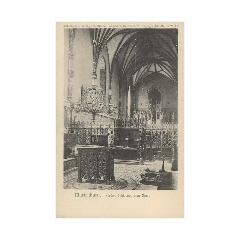 Marienburg. Kirche, Blick aus dem Chor