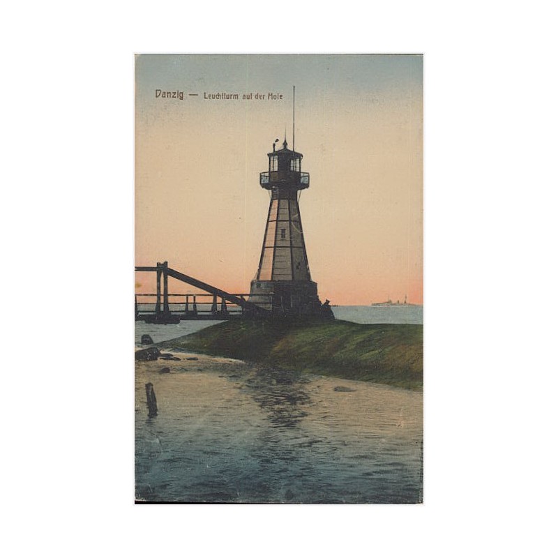 Danzig - Leuchtturm auf der Mole