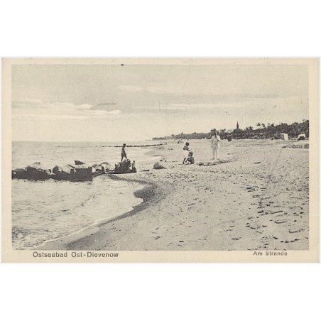 Ostseebad Ost-Dievenow. Am Strande
