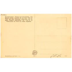 Hirschberg i. Schl. Kornlaube und Rathaus / Rewers: Die Kornlauben, Rathaus und Fleischbänke. [...] Beschreibung auf Karte 1-6.