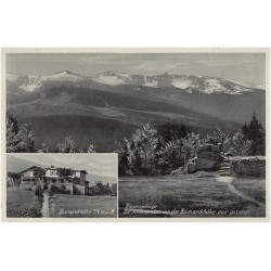 Riesengebirge. Die Schneegruben von der Bismarckhöhe aus gesehen. Bismarckhöhe 714 m.ü.M
