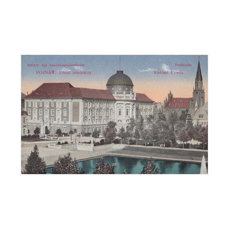 Posen. Kgl. Ansiedelungskommission. Poznań. Urząd osadniczy. Paulikirche. Kościół Pawła