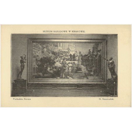 Muzeum Narodowe w Krakowie. Pochodnie Nerona. H. Siemiradzki