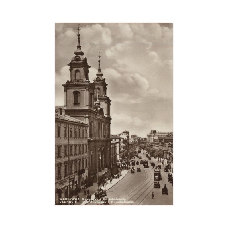 Warszawa. Krakowskie Przedmieście. Varsovie. Rue Krakowskie Przedmieście