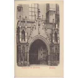 Hauptportal der Domkirche. Breslau