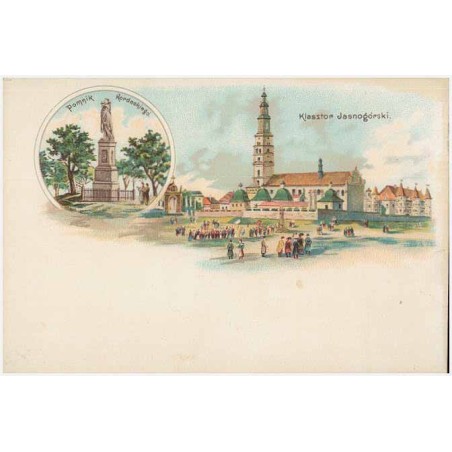 Pomnik Kordeckiego. Klasztor Jasnogórski