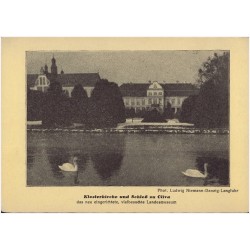 Klosterkirche und Schloß zu Oliva das neu eingerichtete, vielbesuchte Landesmuseum. Phot. Ludwig Niemann-Danzig-Langfuhr