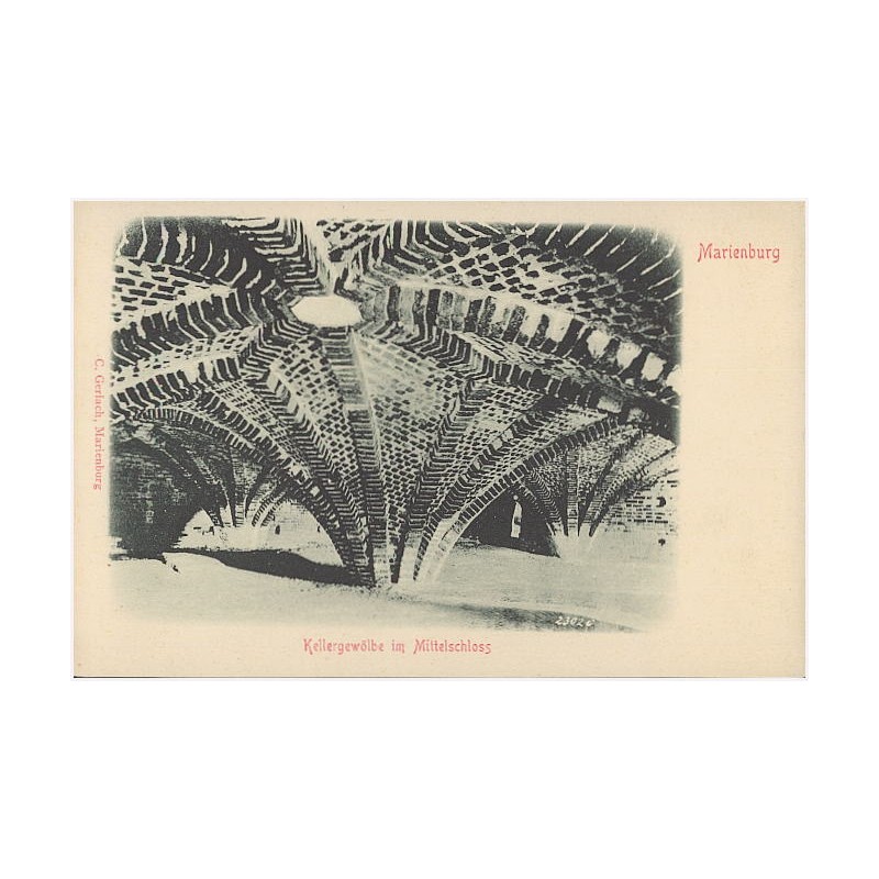 Kellergewölbe im Mittelschloss. Marienburg. 23026
