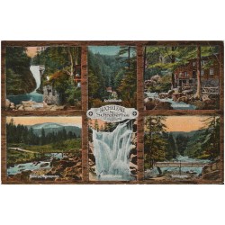 Kochelfall bei Schreiberhau u. Umgebung. Kochelfall. Kochelfallbaude. Kochelfallbaude. Kochel geg. Schneegruben. Kochelfall i. W