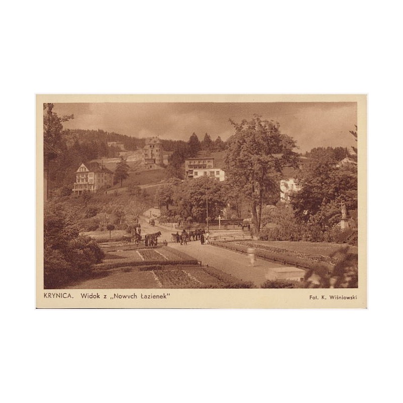 Krynica. Widok z "Nowych Łazienek". Fot. K. Wiśniowski. Krynica - Polska