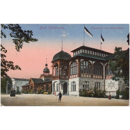 Bad Salzbrunn. Elisenhalle mit Oberbrunnen