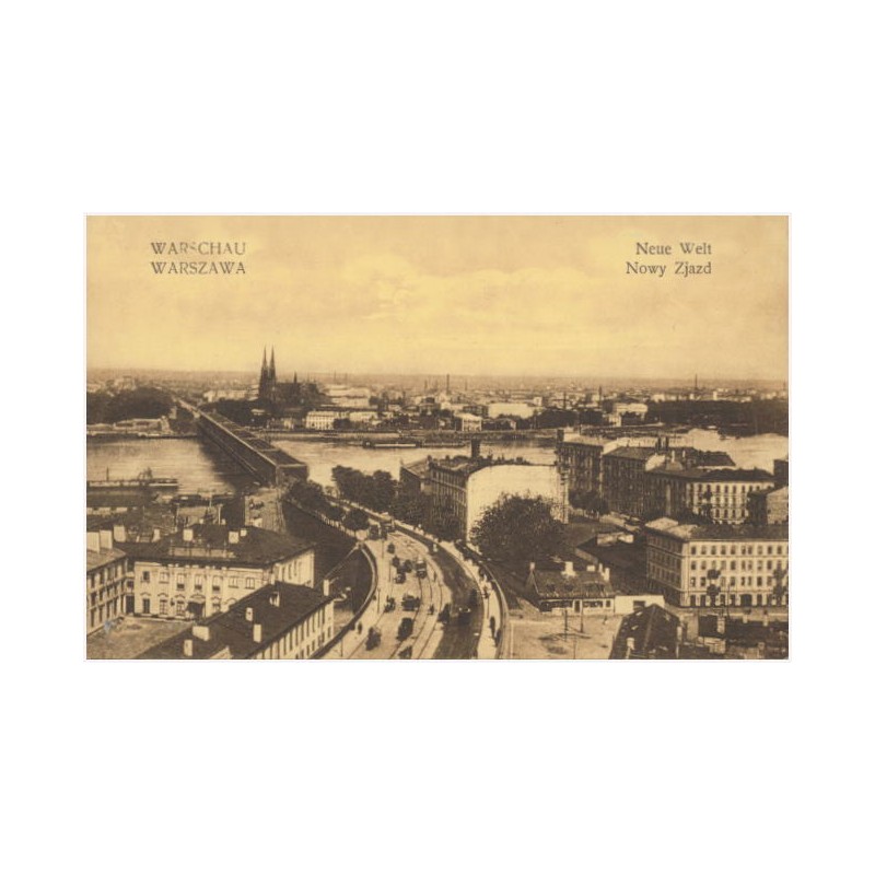 Warschau. Neue Welt. Warszawa. Nowy Zjazd