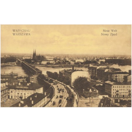 Warschau. Neue Welt. Warszawa. Nowy Zjazd