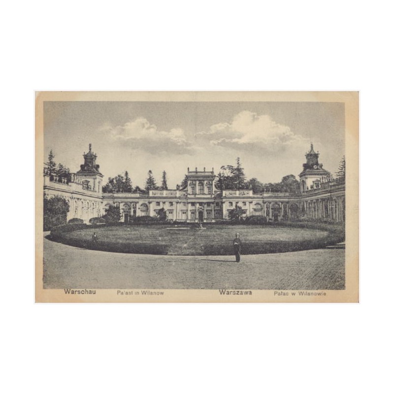 Warschau. Palast in Wilanow. Warszawa. Pałac w Wilanowie