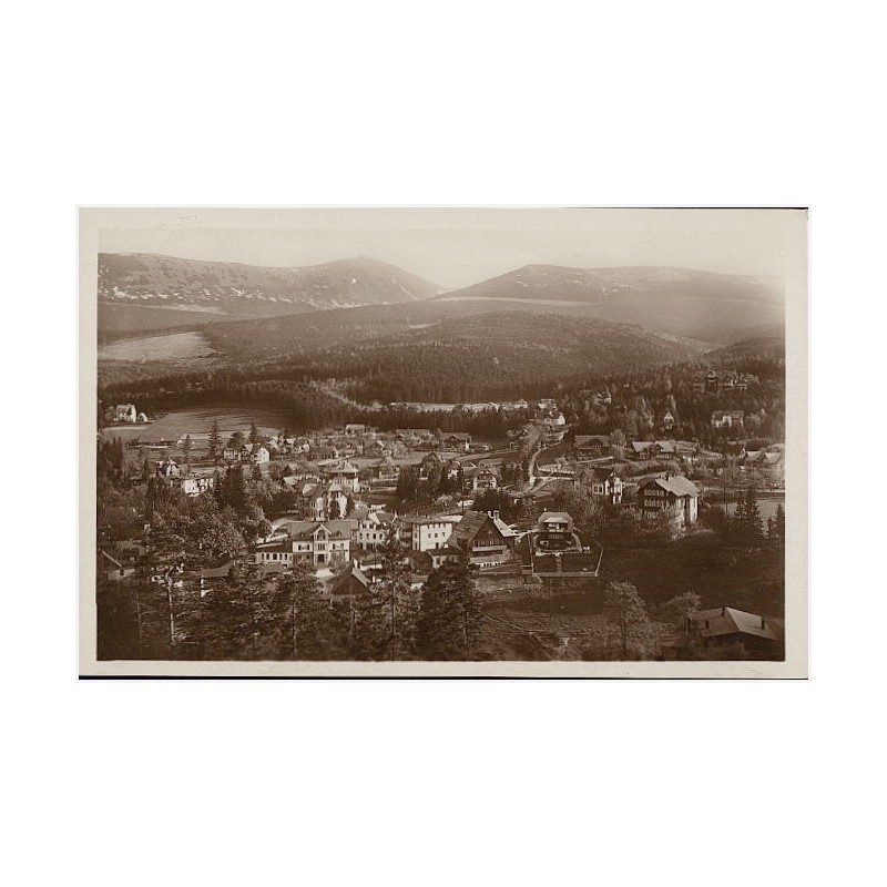 Gesamtansicht von Ober-Krummhübel im Riesengebirge